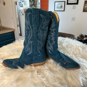 Idyllwind Turquoise Suede boots